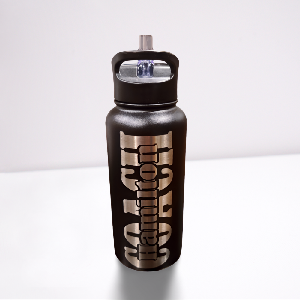 32 oz Water Bottle Etched Coach